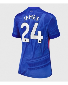 Chelsea Reece James #24 Maglia Gara Casa Repliche 2025-26 Donna Maniche Corte